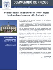 L’Etat doit restituer aux collectivités les sommes exigées injustement dans le cadre du « filet de sécurité »