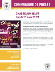 Chasse aux œufs - Lundi 1er avril 2024